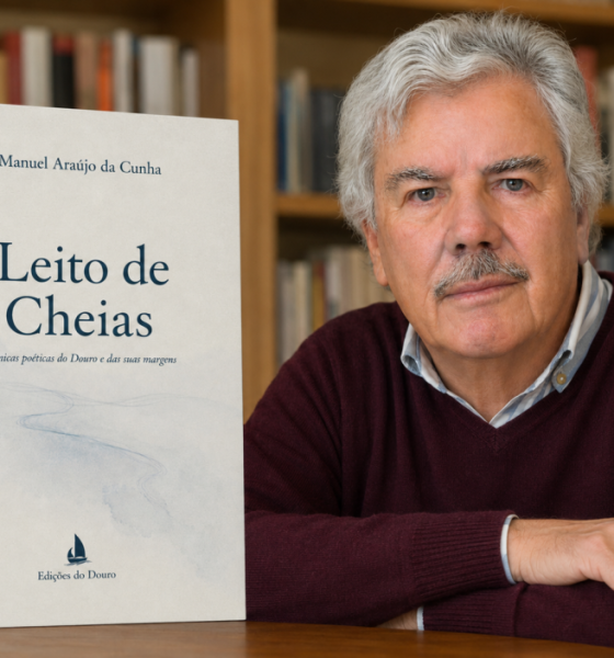 “Leito de Cheias”: novo livro de Manuel Araújo da Cunha leva os leitores numa viagem literária pelo Douro e pela memória