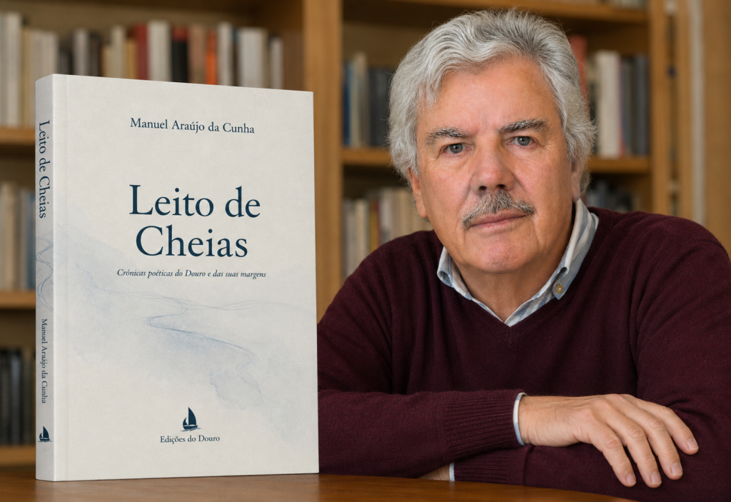 “Leito de Cheias”: novo livro de Manuel Araújo da Cunha leva os leitores numa viagem literária pelo Douro e pela memória