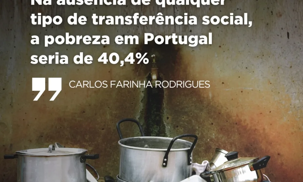 O risco de pobreza em Portugal diminuiu para 15,4% (menos 1,2 pontos percentuais…