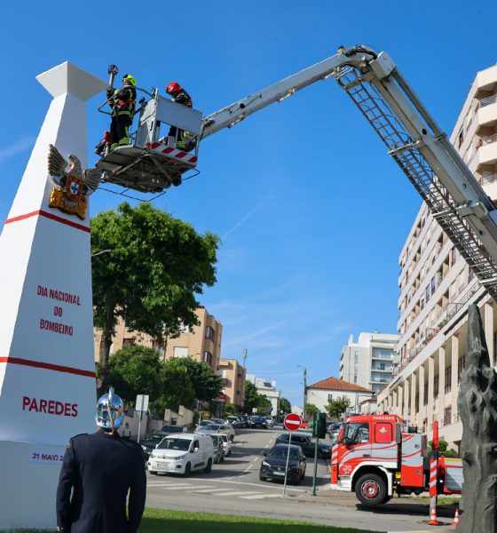 Paredes encerra hoje celebrações nacionais dedicadas aos bombeiros