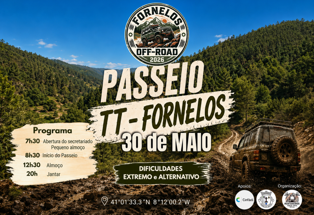 Passeio TT em Fornelos junta aventura e solidariedade para apoiar instituição local