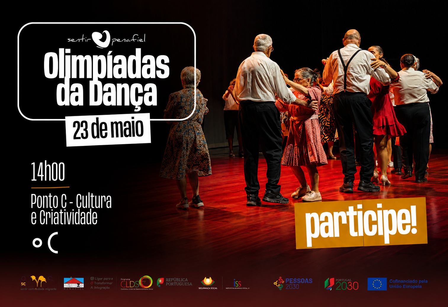 Penafiel promove Olimpíadas da Dança no Ponto C a 23 de maio com utentes de IPSS do concelho
