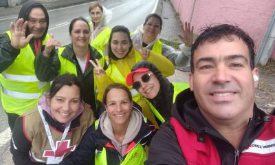 Peregrinação de Frazão a Fátima: Cruz Vermelha acompanha fiéis no 4.º dia sob chuva