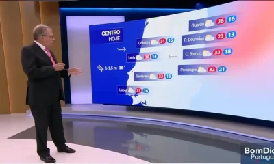 Previsão do estado do tempo 
RTP 1, 25-5-2026
Informação sempre atualizada em w…