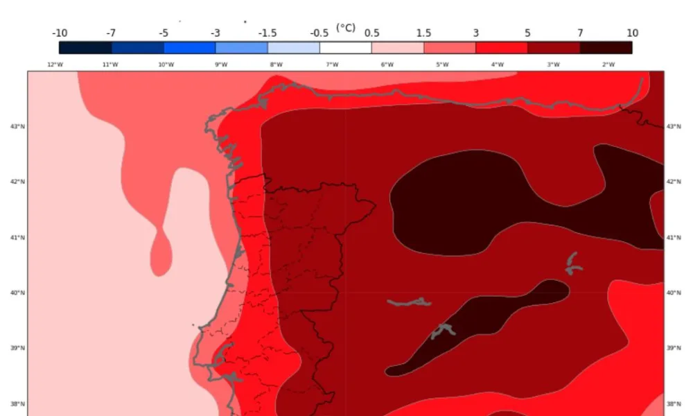 Previsão do estado do tempo – semana de 25 a 31 maio 2026 – Portugal Continenta…
