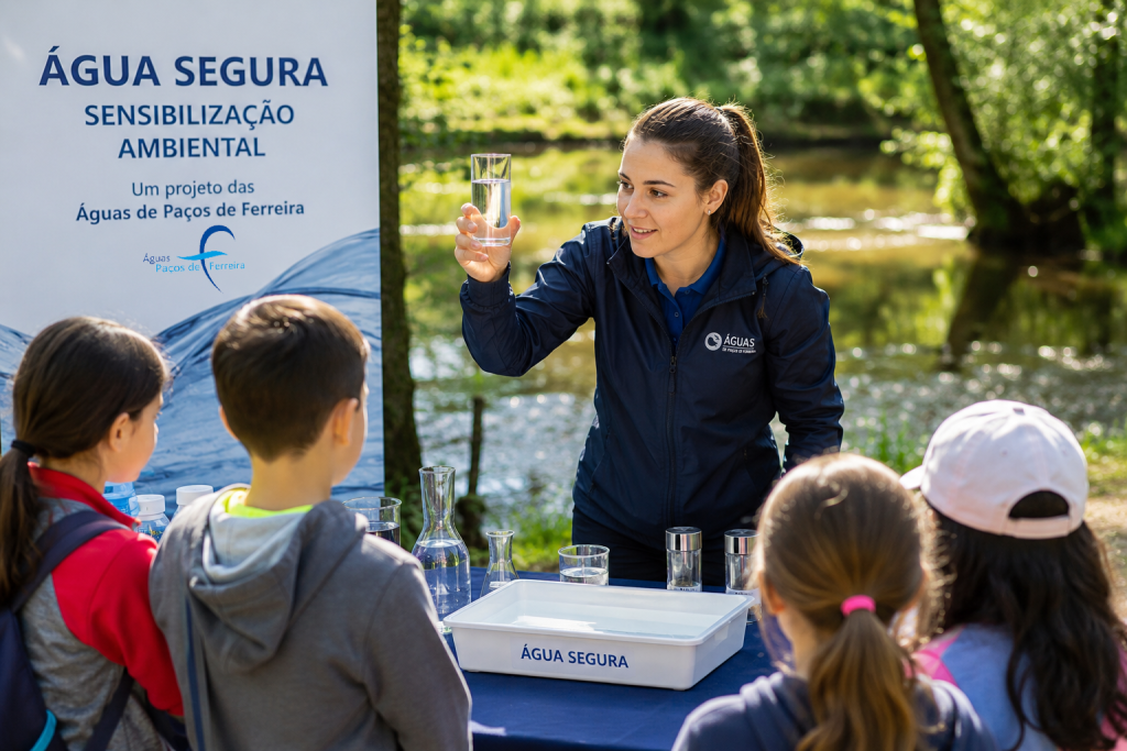 Projeto “Água Segura” das Águas de Paços de Ferreira é finalista dos Prémios Essência do Ambiente na categoria “Sensibilização Ambiental”