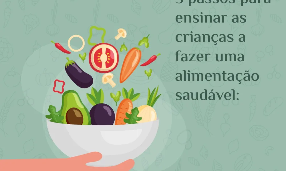 Tão importante quanto oferecer alimentos saudáveis às crianças é ensiná-las a es…