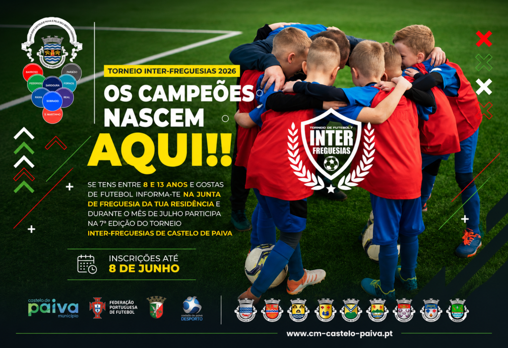 Torneio Inter-Freguesias leva jovens ao campo em Castelo de Paiva