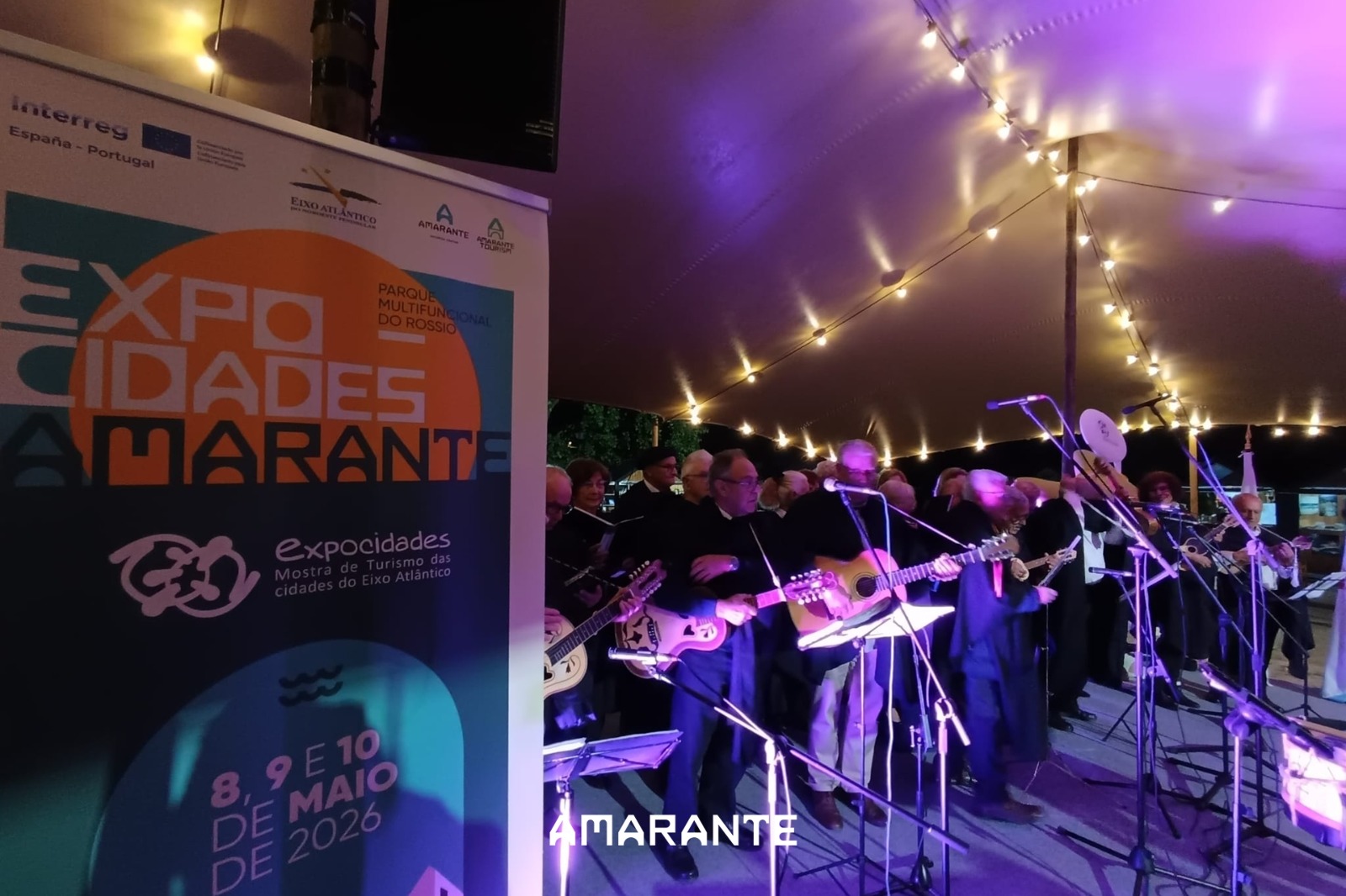 Tunas da Universidade Sénior de Amarante atuaram na Expocidades e na Feira dos Doces Conventuais