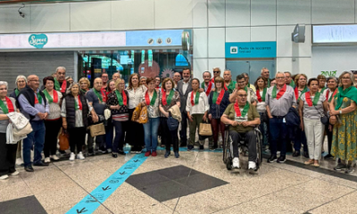 Último grupo de seniores de Paços de Ferreira recebido no Aeroporto do Porto após viagem a Lisboa