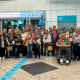 Último grupo de seniores de Paços de Ferreira recebido no Aeroporto do Porto após viagem a Lisboa