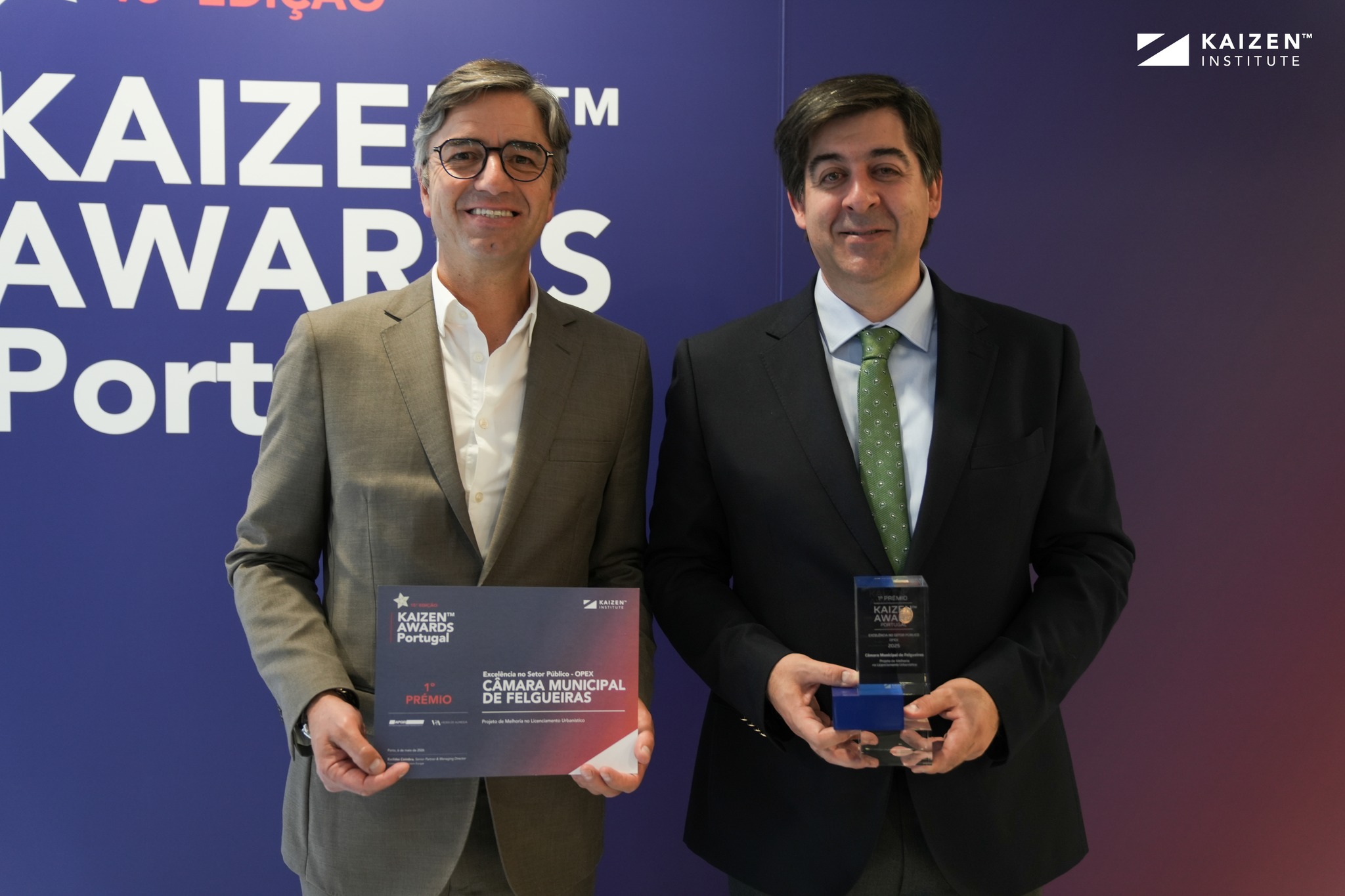 Urbanismo da Câmara de Felgueiras vence prémio nacional de excelência operacional nos Kaizen TM Awards