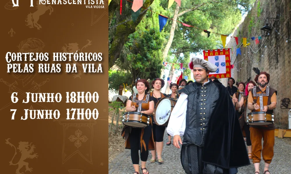 V EDIÇÃO DA FEIRA DE INSPIRAÇÃO RENASCENTISTA DE VILA VIÇOSA | 5 A 7  JUNHO 
Os…