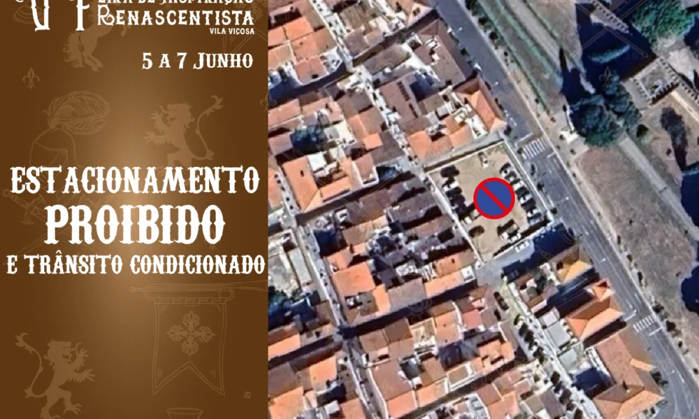 V FEIRA DE INSPIRAÇÃO RENASCENTISTA | ESTACIONAMENTO PROIBIDO E TRÂNSITO CONDICI…