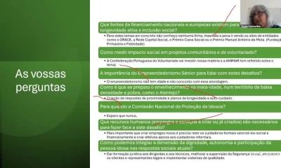 Webinar – “Portugal mais velho, que desafios para a cidadania e intervenção soci…