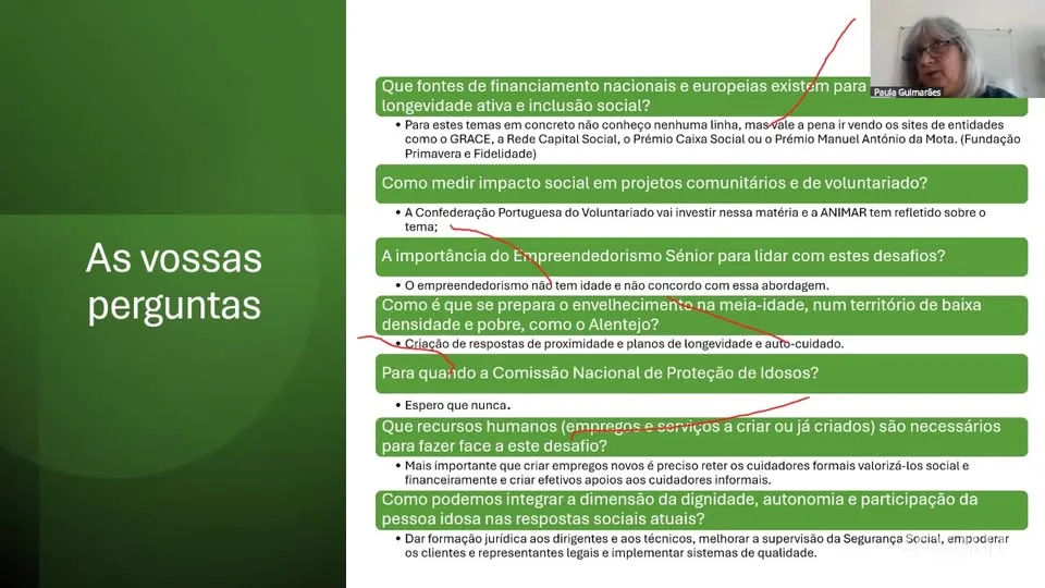 Webinar – “Portugal mais velho, que desafios para a cidadania e intervenção soci…