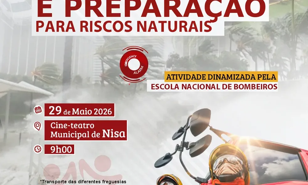 Nisa acolhe sessão de sensibilização sobre prevenção e preparação para riscos naturais de saúde
