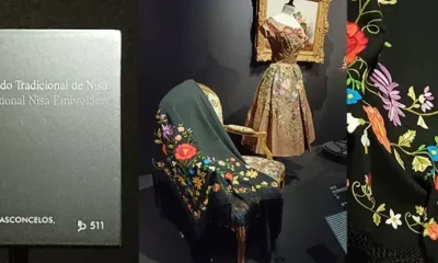 Nisa na Gulbenkian: Xaile bordado tradicional brilha ao lado de Givenchy em exposição de arte e moda