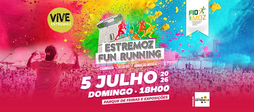Estremoz: Corrida e caminhada colorida regressa integrada na FIDMOZ 2026