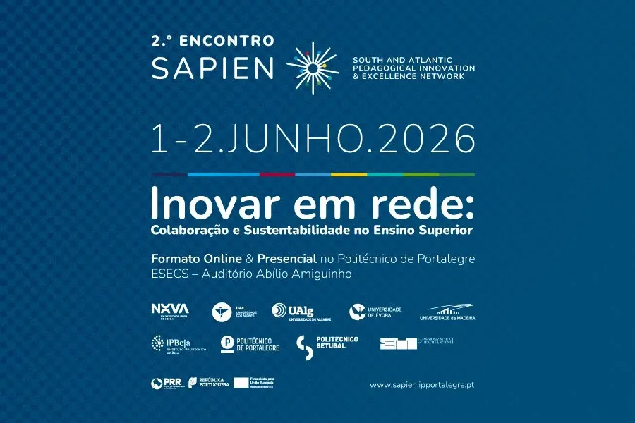 Politécnico de Portalegre acolhe II Encontro SAPIEN para debater inovação pedagógica e sustentabilidade
