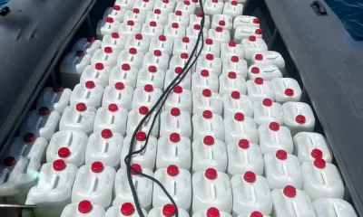 Polícia Marítima apreende 124 bidões de combustível suspeitos de ligação ao narcotráfico