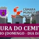 Cemitério de Nisa aberto no próximo domingo