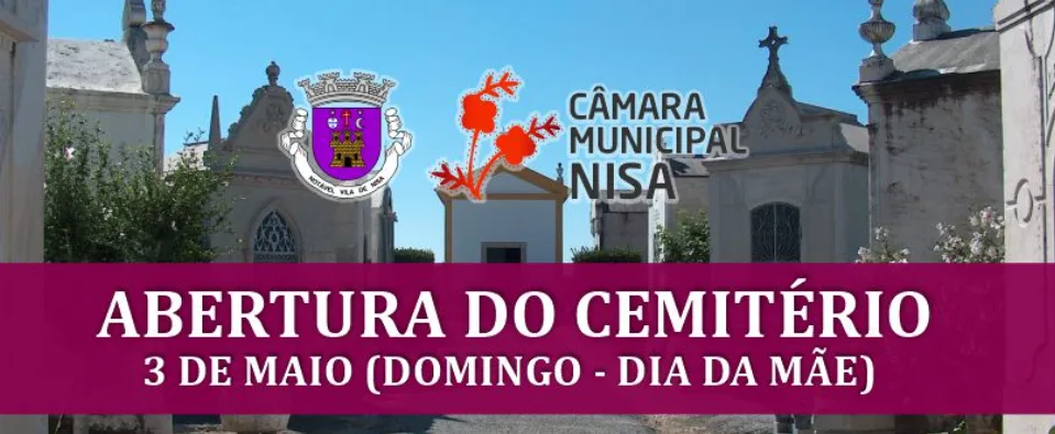 Cemitério de Nisa aberto no próximo domingo