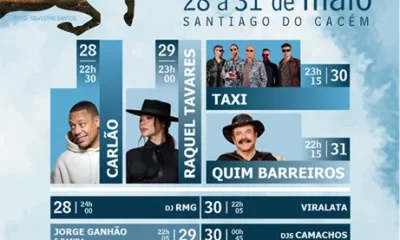 Santiagro 2026 regressa a Santiago do Cacém com cartaz musical de peso e foco na tradição