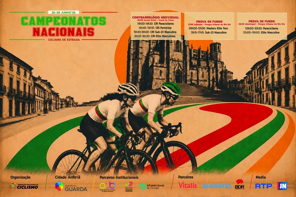 Guarda recebe os Campeonatos Nacionais de Ciclismo de Estrada 2026 » Ciclismo + TV