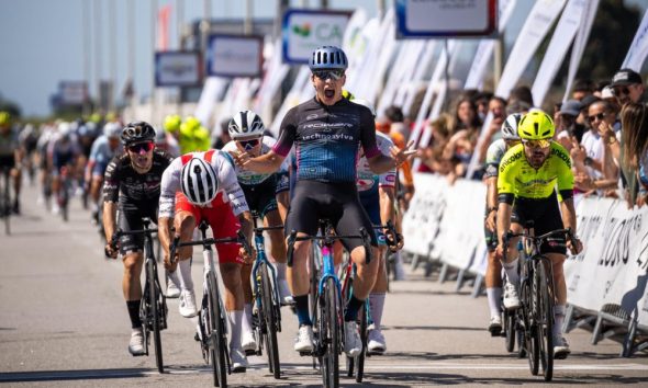 Joan Cadena é o primeiro Camisola Amarela do Grande Prémio JN / Leilosoc » Ciclismo + TV