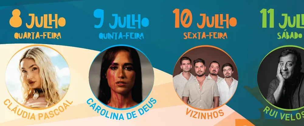Festas da Cidade de Ponte de Sor 2026 trazem grande cartaz musical com entrada gratuita