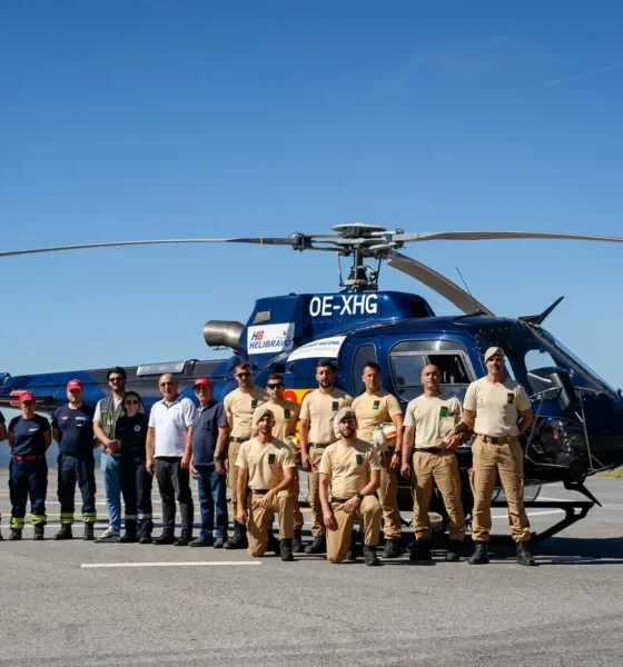 CM Pampilhosa da Serra / Helicóptero de combate a incêndios já está operacional em Pampilhosa da Serra