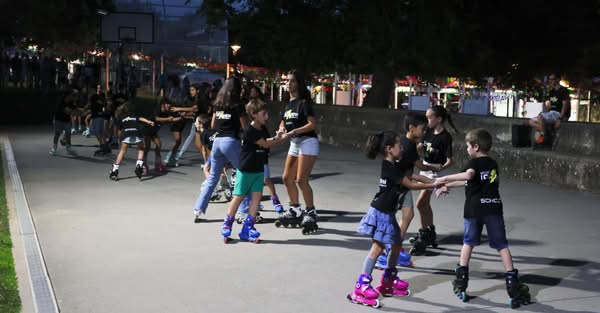Jovens da Associação Freestyle Iceshow Arronches mostraram dotes para a patinage…
