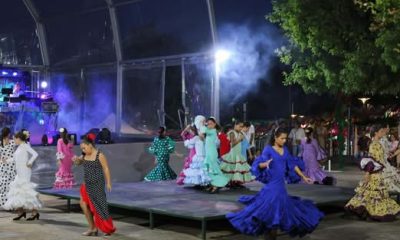 Em pleno feriado municipal, jovens do grupo de sevilhanas de Arronches encantou …