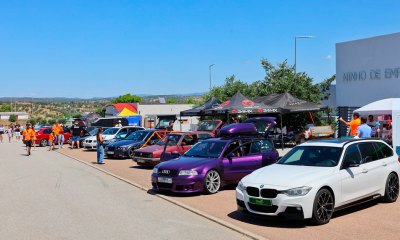 Concentração automóvel no arranque das festas de São João