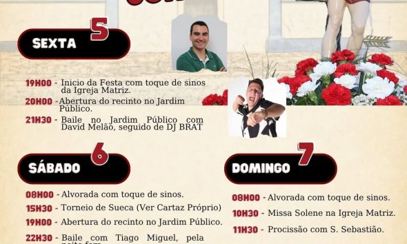 As Festas de São Sebastião estão de volta á nossa Vila 

A nossa associação conv…