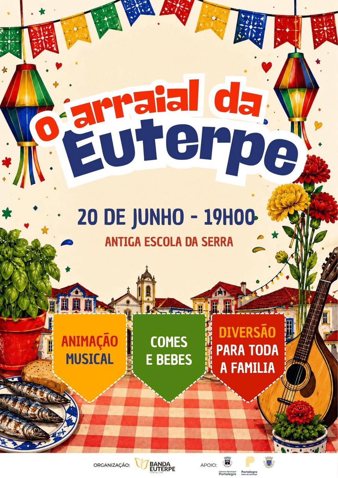 DIVULGAÇÃO DE ATIVIDADES A DECORRER NO CONCELHO 
Com o apoio do Município de Po…