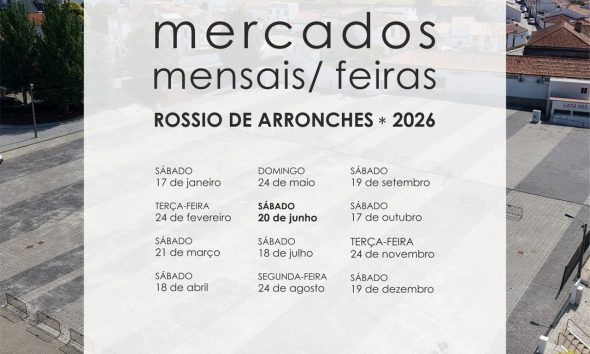 MERCADO MENSAL

Sábado, dia 20 de junho, no Espaço Multiusos do Rossio.

#Mercad…