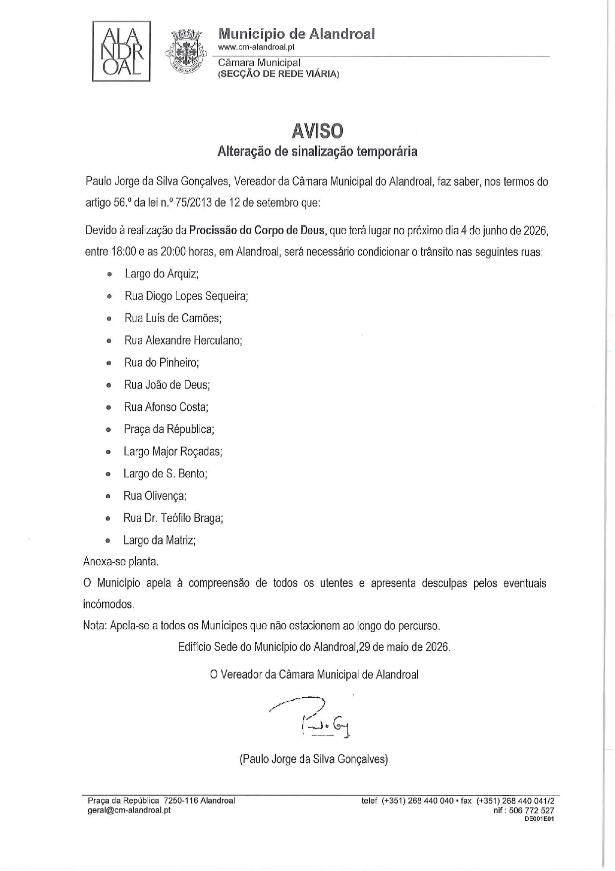 Corte de Trânsito
dia 4 de junho entre as 18h00 e as 20h00

Consulte as ruas afe…