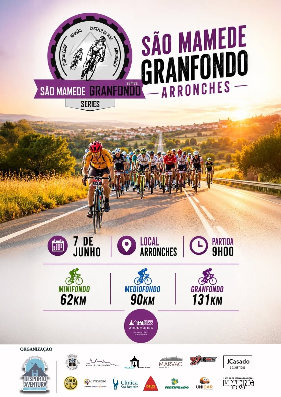 SÃO MAMEDE GRANFONDO 2026

(Integrado nas Festas de São João)

Dia 7 de junho (d…
