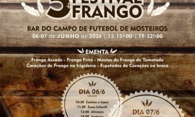 DIVULGAÇÃO

5.º FESTIVAL DO FRANGO

Dias 6 e 7 de junho (sábado e domingo), no C…