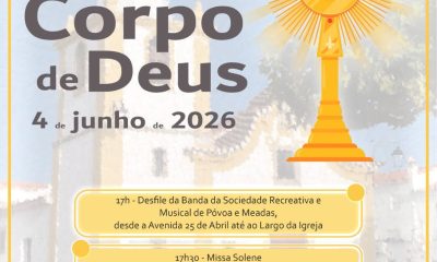 Dia de Corpo de Deus
 Freguesia de Santo António das Areias
 4 de junho (quinta…