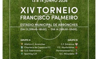 XIV TORNEIO FRANCISCO PALMEIRO

(Integrado nas Festas de São João)

Dias 13 e 14…