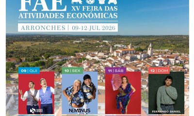XV FEIRA DAS ATIVIDADES ECONÓMICAS DE ARRONCHES

Eis os cabeças de cartaz dos qu…