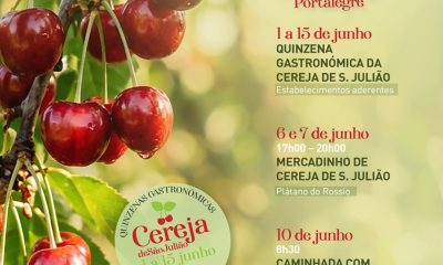 As cerejas de São Julião vêm à cidade 

Nos dias 6 e 7 de junho, entre as 17h00…