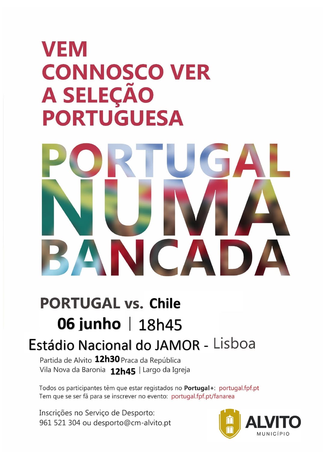 Vem connosco apoiar a Seleção Nacional! 

No próximo dia 6 de junho, junta-te à…