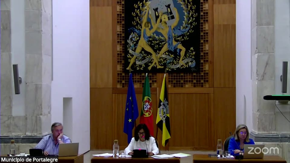Reunião Ordinária da Câmara Municipal de Portalegre, dia 3 de junho de 2026, pel…