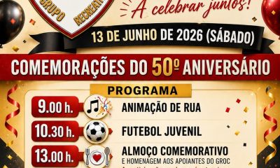 Comemorações do 50º Aniversário do GROC.
Informação adicional.
Os Sócios que se …