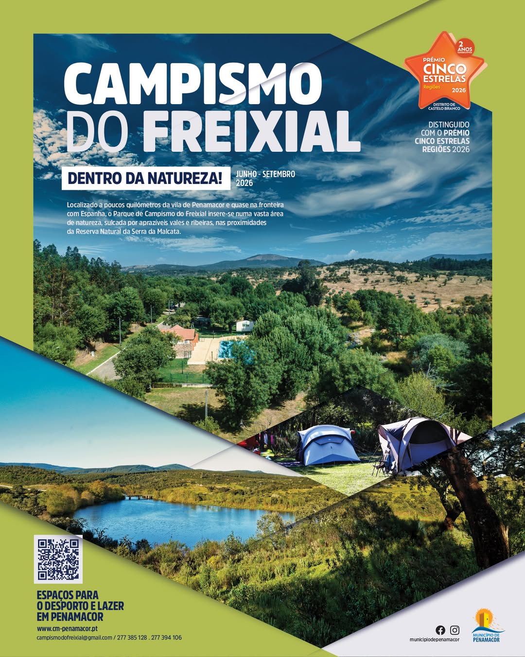 Parque de Campismo do Freixial distinguido pelo segundo ano consecutivo com o Pr…