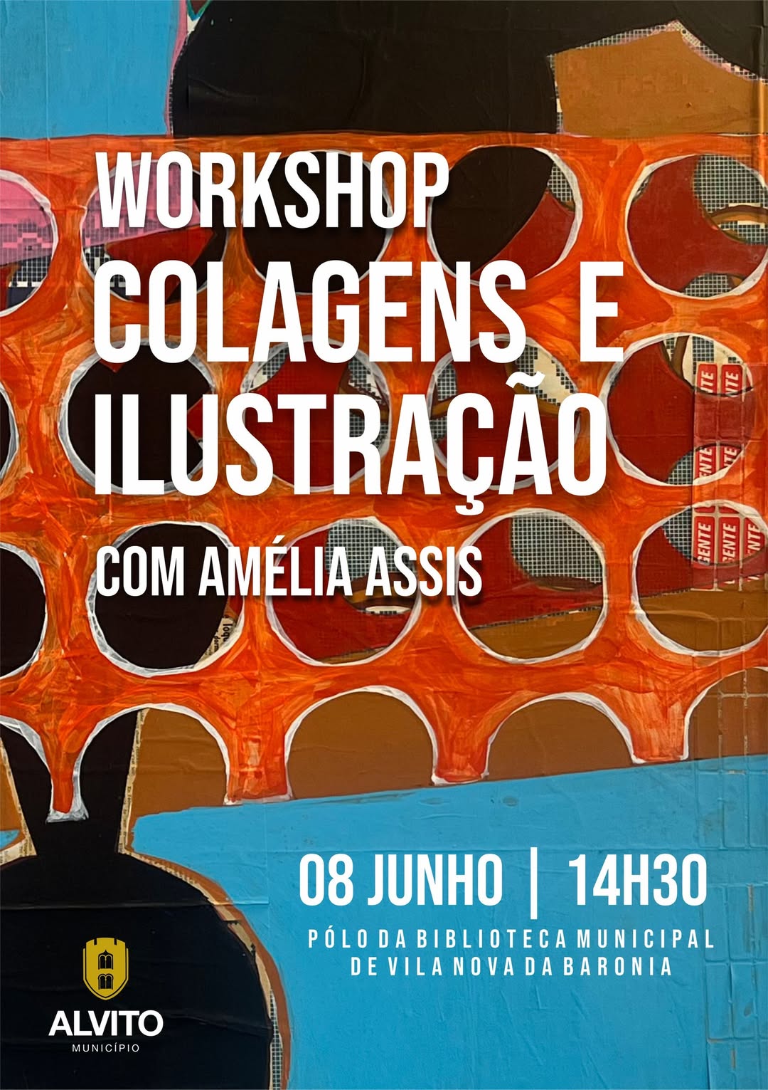 Workshop de Colagens e Ilustração 

A ilustradora Amélia Assis vai dinamizar um …
